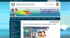 Desktop Screenshot of elespino-boyaca.gov.co